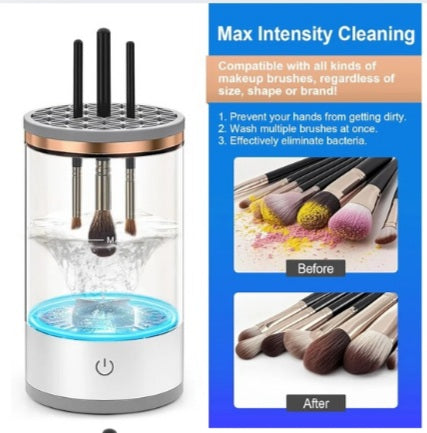 Portable Electric Makeup Brush Cleaner with USB Charging