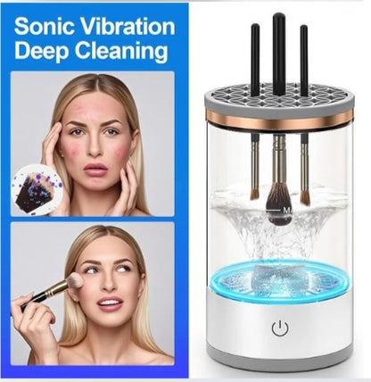 Portable Electric Makeup Brush Cleaner with USB Charging